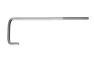 鉄 チャンネルフック ボルト(インチネジ W 1/4品)